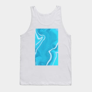 marble pattern Tank Top